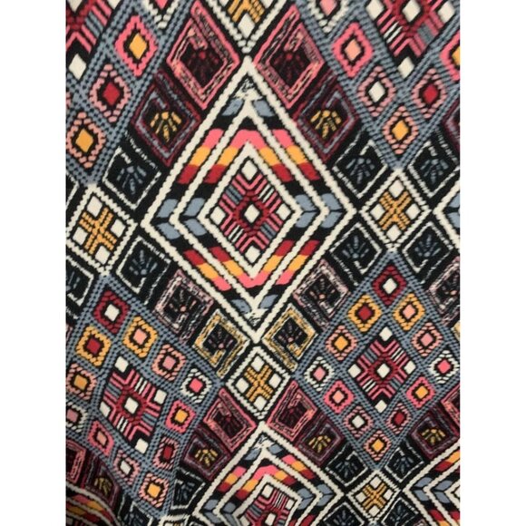 LuLaRoe Dress Aztec Tribal Geometric Y2K Casual Summer Retro Women's Size Medium - Picture 4 of 6